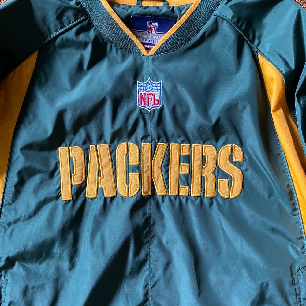 NFL Packers Jacket in Green and Gold